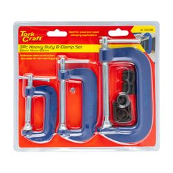 Clamp G 3 Piece Set 50 75 & 100mm 2 3 & 4' Kit